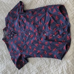 JCrew lobster print shirt
